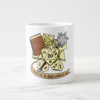 Cleric Dice Design Jumbo-Tasse