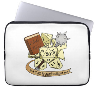 Cleric Dice Design Laptopschutzhülle
