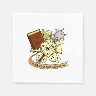 Cleric Dice Design Serviette
