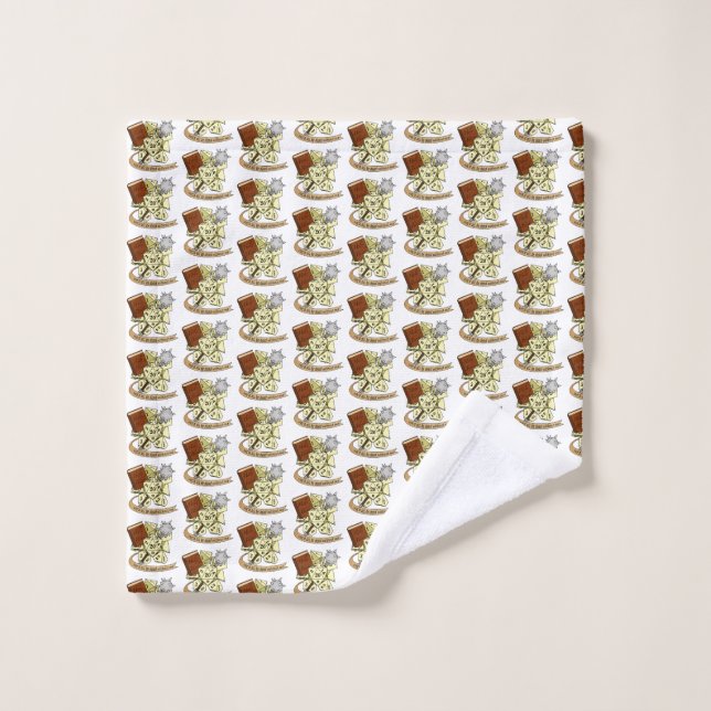 Cleric Dice Design Waschlappen (Waschlappen)