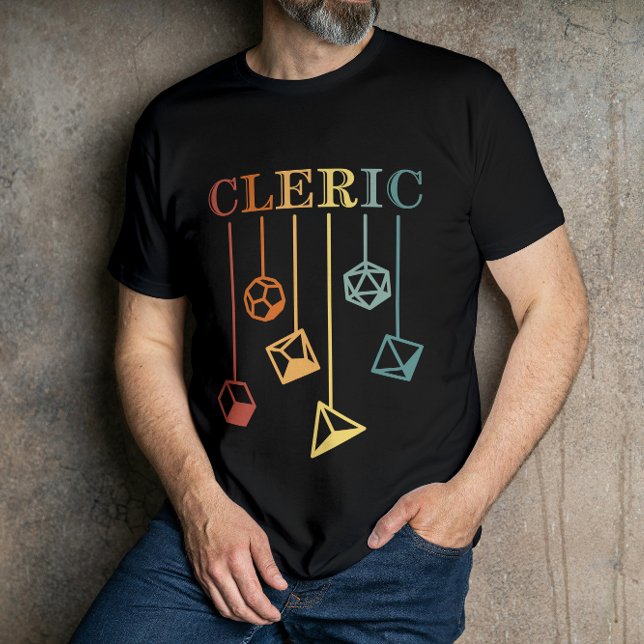 Cleric Dungeon Fantasy Role spielt T-Shirt (Von Creator hochgeladen)