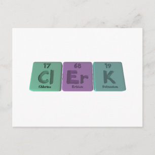 Clerk-Cl-Er-K-Chlor-Erbium-Kalium.png Postkarte