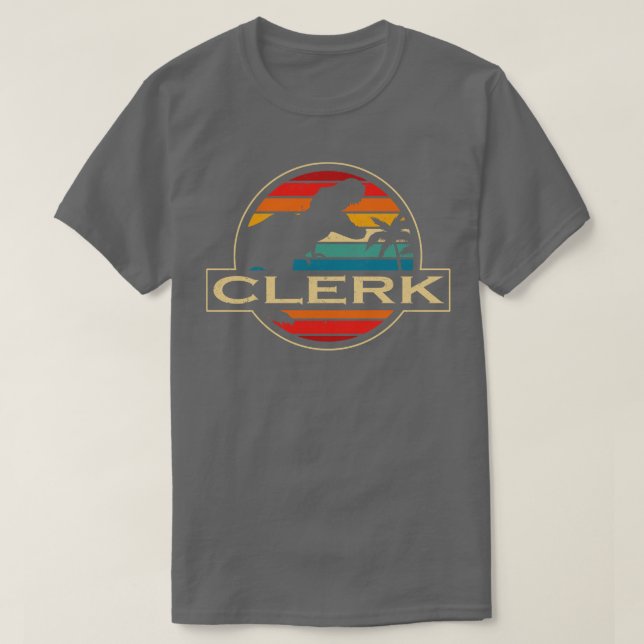 Clerk Dinosaur T-Shirt (Design vorne)