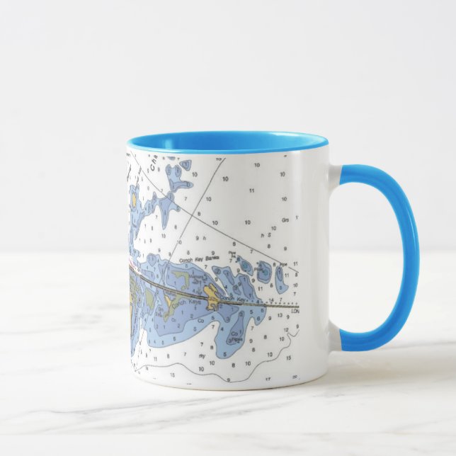 Clés de la Floride, tasse de café nautique (Droite)