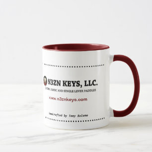 CLÉS de N3ZN, tasse de LOGO de LLC