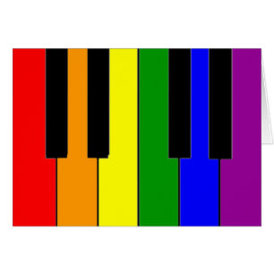 Clés de piano de LGBT