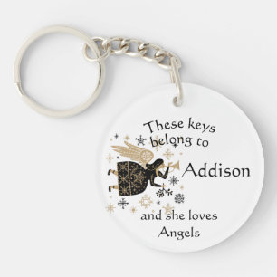 Clés Nom personnalisé Aime les anges