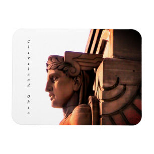Cleveland Art Deco Guard Magnet
