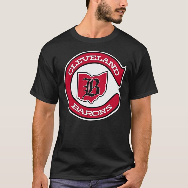 Cleveland Barons Logo Classic T - Shirt (Vorderseite)
