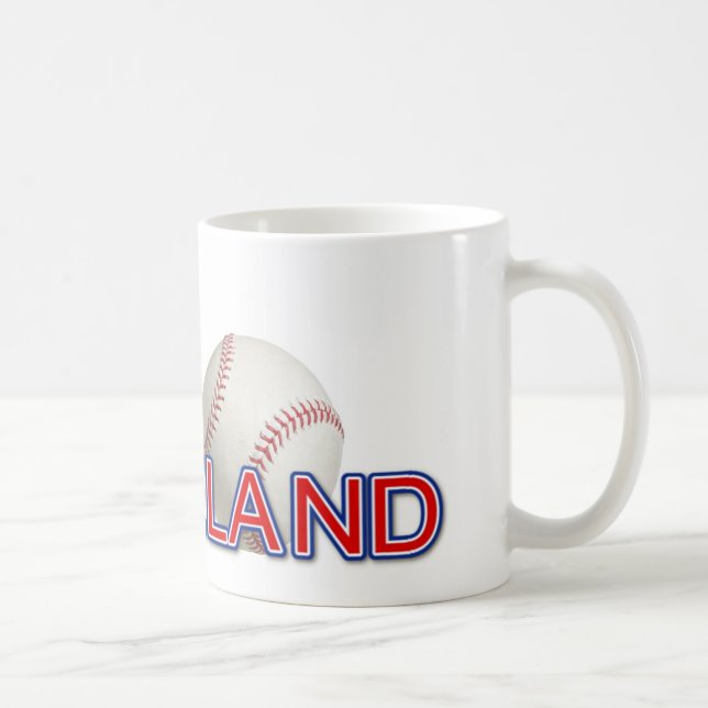 Cleveland-Baseball Kaffeetasse (Rechts)
