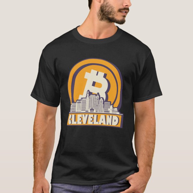 Cleveland Bitcoin Maximalist Bitcoin Cleveland Sk T-Shirt (Vorderseite)