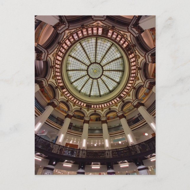 Cleveland ceiling Heinen's Grocery store Postkarte (Vorderseite)