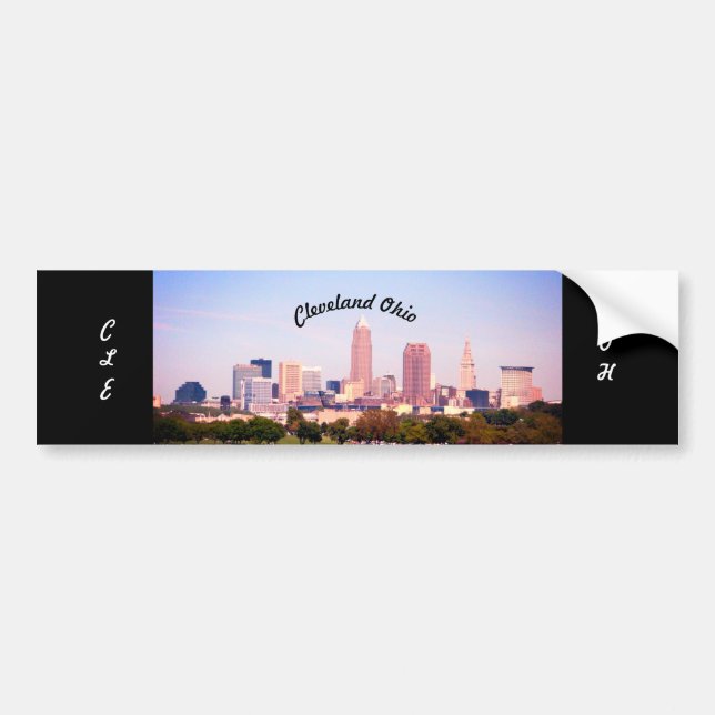 Cleveland City Autoaufkleber (Vorne)