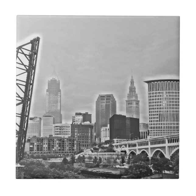Cleveland Contrast Keramik Tile Fliese (Vorderseite)