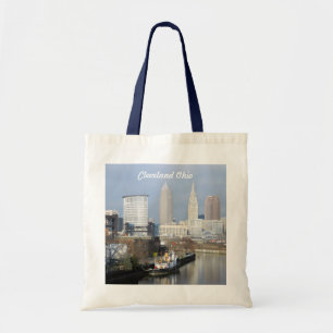 Cleveland, der Ohio Skyline-Taschen-Tasche Tragetasche