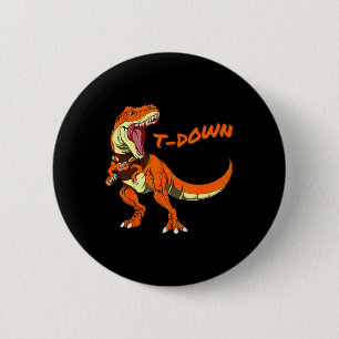 Cleveland-Dinosaurier-Tyrannosaurus-Rex-Fuß berühr Button