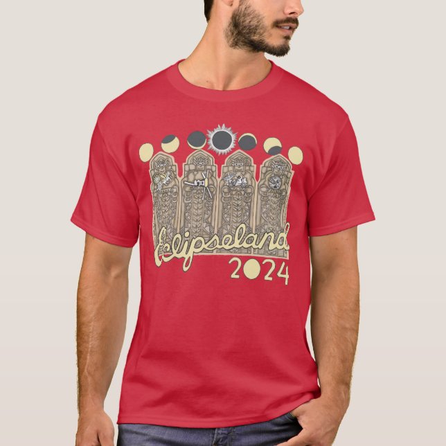 Cleveland Eclipseland T - Shirt (rot) (Vorderseite)