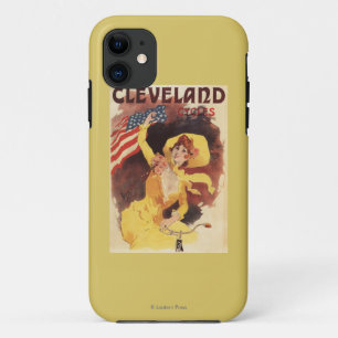 Cleveland fährt amerikanisches Mädchen im Gelb r Case-Mate iPhone Hülle