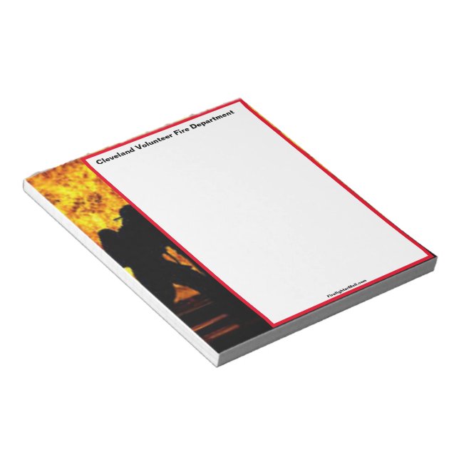 Cleveland Firefighter Attack Notizblock (angewinkelt)