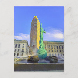 Cleveland - Fountain of Eternal Life Postkarte