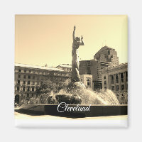Cleveland Fountain (Sepia)