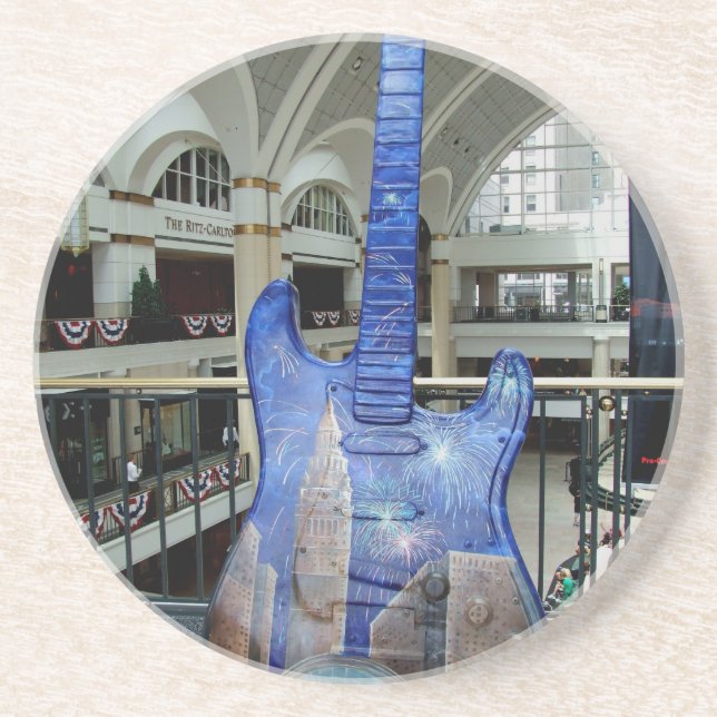 Cleveland-Gitarre III Untersetzer (Vorne)