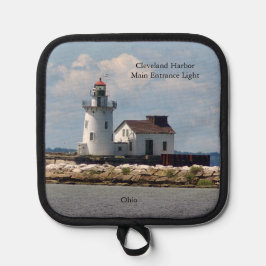 Cleveland Harbour Main-Eingang Leuchtturmhalter Topflappen