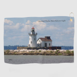 Cleveland Harbour Main Eintritt Golfhandtuch