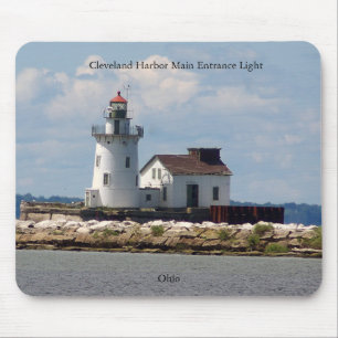 Cleveland Harbour Main Intrance Light Mousepad