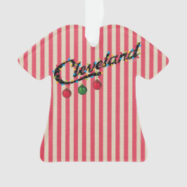 Cleveland im Licht-Shirt Verzierung-KUNDENGERECHT! Ornament