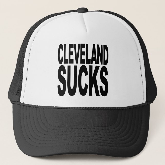 Cleveland ist zum Kotzen Truckerkappe (Vorderseite)