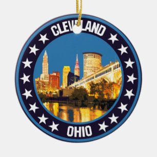 Cleveland Keramik Ornament
