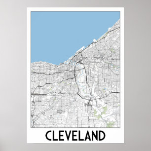 Cleveland Map Poster
