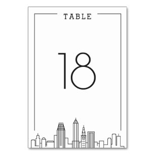 Cleveland, Mariage de l'Ohio Numéro de table