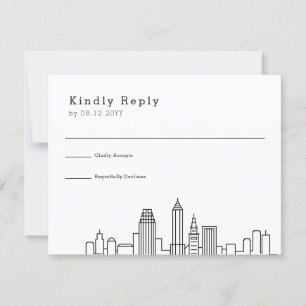Cleveland Mariage   Stylisé Skyline RSVP