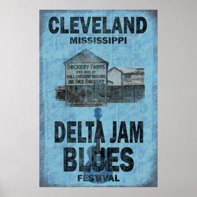Cleveland Mississippi Blues Poster (Vorne)