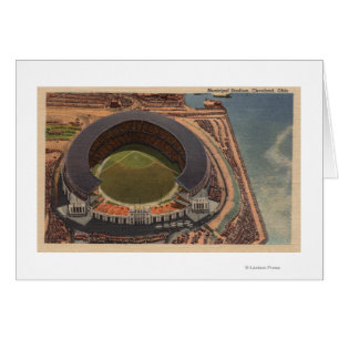 Cleveland, OH - Aérien de baseball municipal