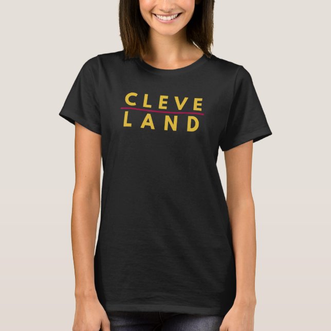 Cleveland OH Fans Cleveland Souvenir T-Shirt (Vorderseite)