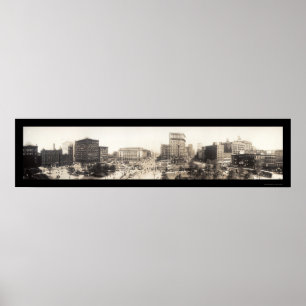 Cleveland, OH Square Foto 1912 Poster