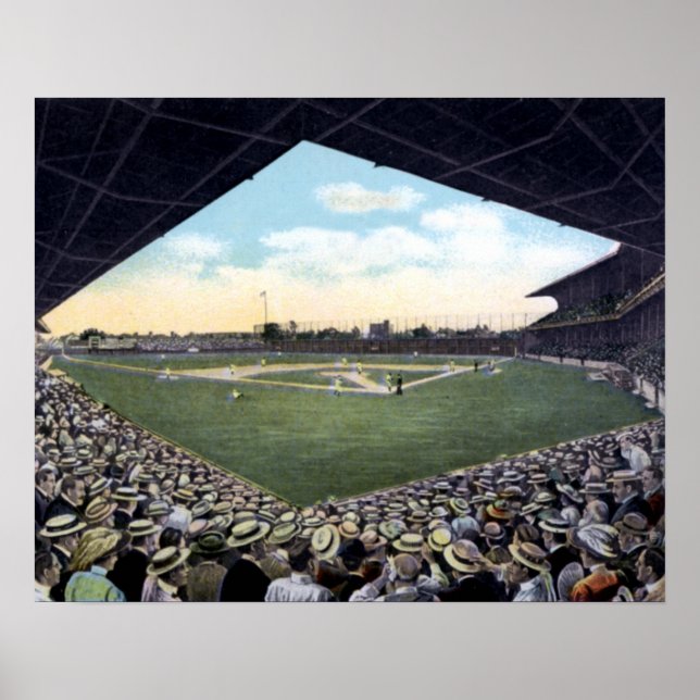 Cleveland Ohio Baseball Stadium Poster (Vorne)
