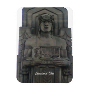 Cleveland Ohio Bridge Guardian Magnet