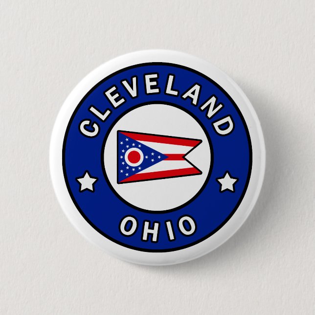 Cleveland Ohio Button (Vorderseite)