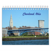 Cleveland, Ohio Calendrier repère
