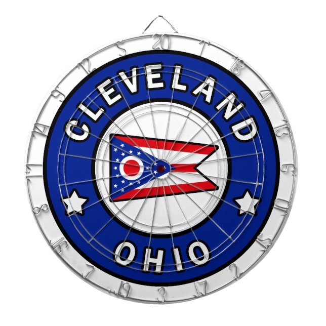 Cleveland Ohio Dartscheibe (vorne)