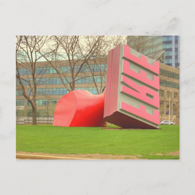 Cleveland Ohio Kostenlose Briefmarke Postkarte (Vorderseite)