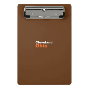 Cleveland, Ohio Mini Clipboard Klemmbrett