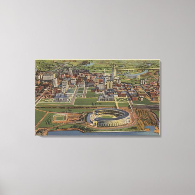 Cleveland, Ohio - Municipal Leinwanddruck (Vorderseite)