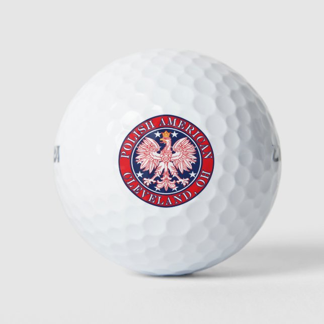 Cleveland Ohio Polish Eagle Golfball (Vorderseite)