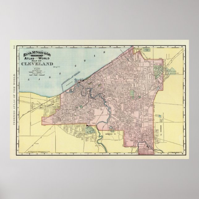 Cleveland, Ohio Poster (Vorne)