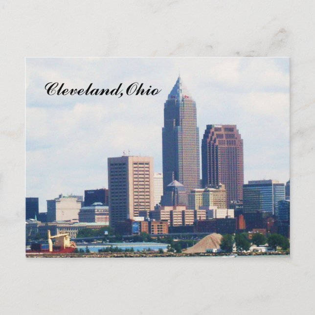 CLEVELAND, OHIO Postkarte (Vorderseite)
